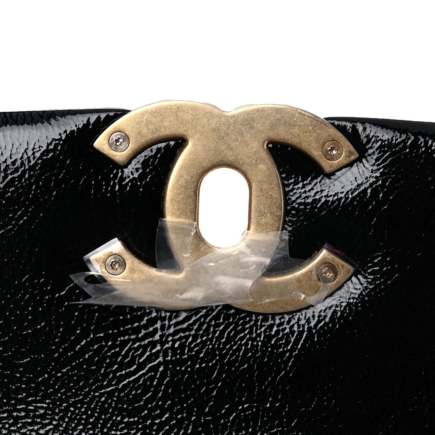 Chanel Shiny Crumpled Calfskin Quilted Medium Chanel 19 Flap Black 11 of 11