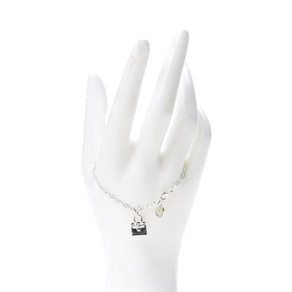 Hermes Sterling Silver TPM Birkin Amulette Bracelet SH 2 of 6