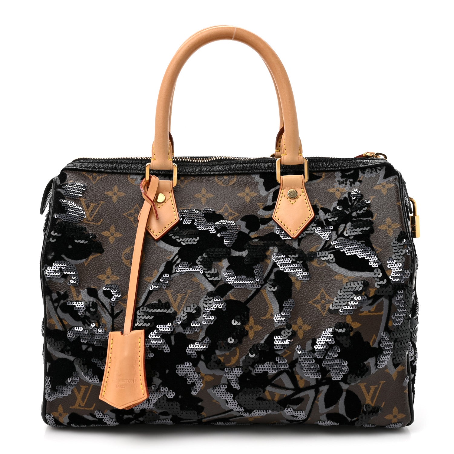 Louis Vuitton Monogram Fleur De Jais Sequins Speedy 30 1 of 11