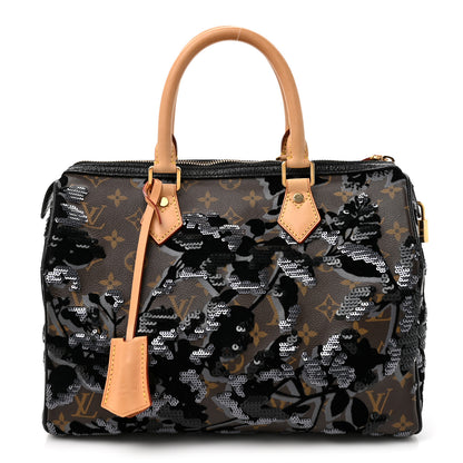 Louis Vuitton Monogram Fleur De Jais Sequins Speedy 30 1 of 11