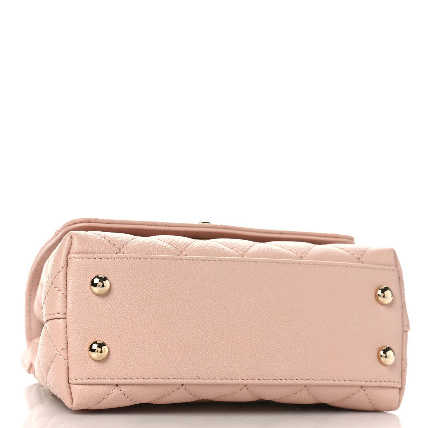 Caviar Quilted Extra Mini Coco Handle Flap Light Pink