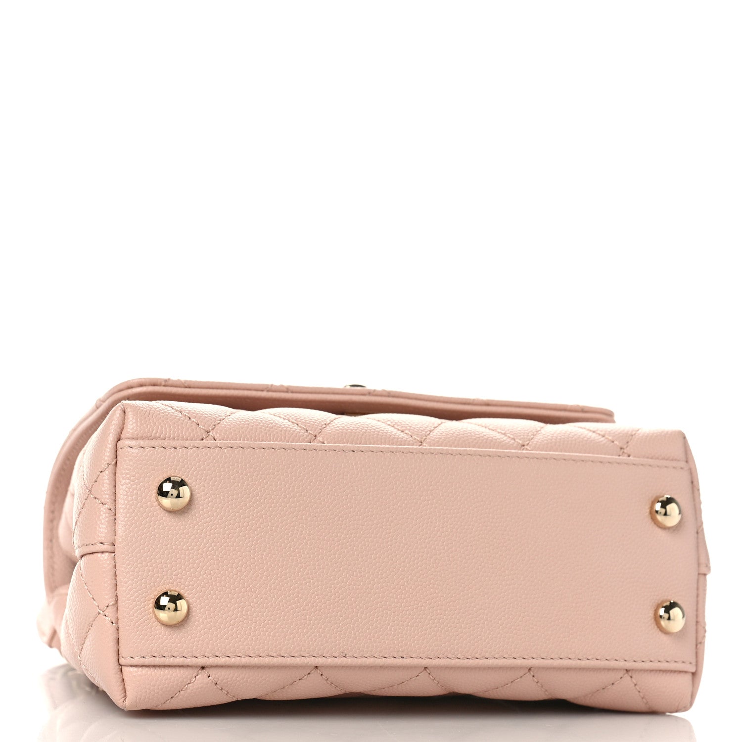 Chanel Caviar Quilted Extra Mini Coco Handle Flap Light Pink 3 of 8