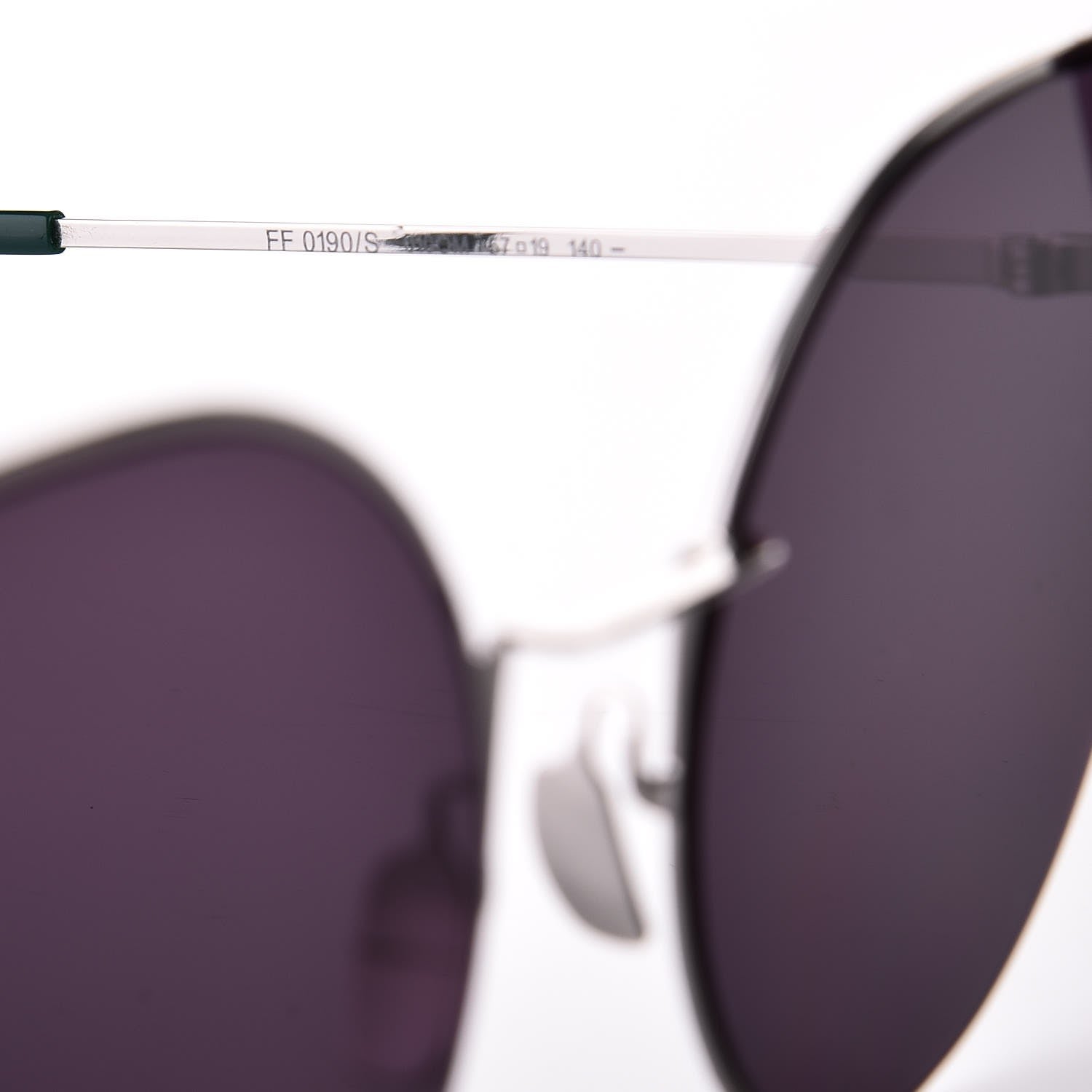 Fendi Iridia Sunglasses FF 0190 Palladium Pink 5 of 8