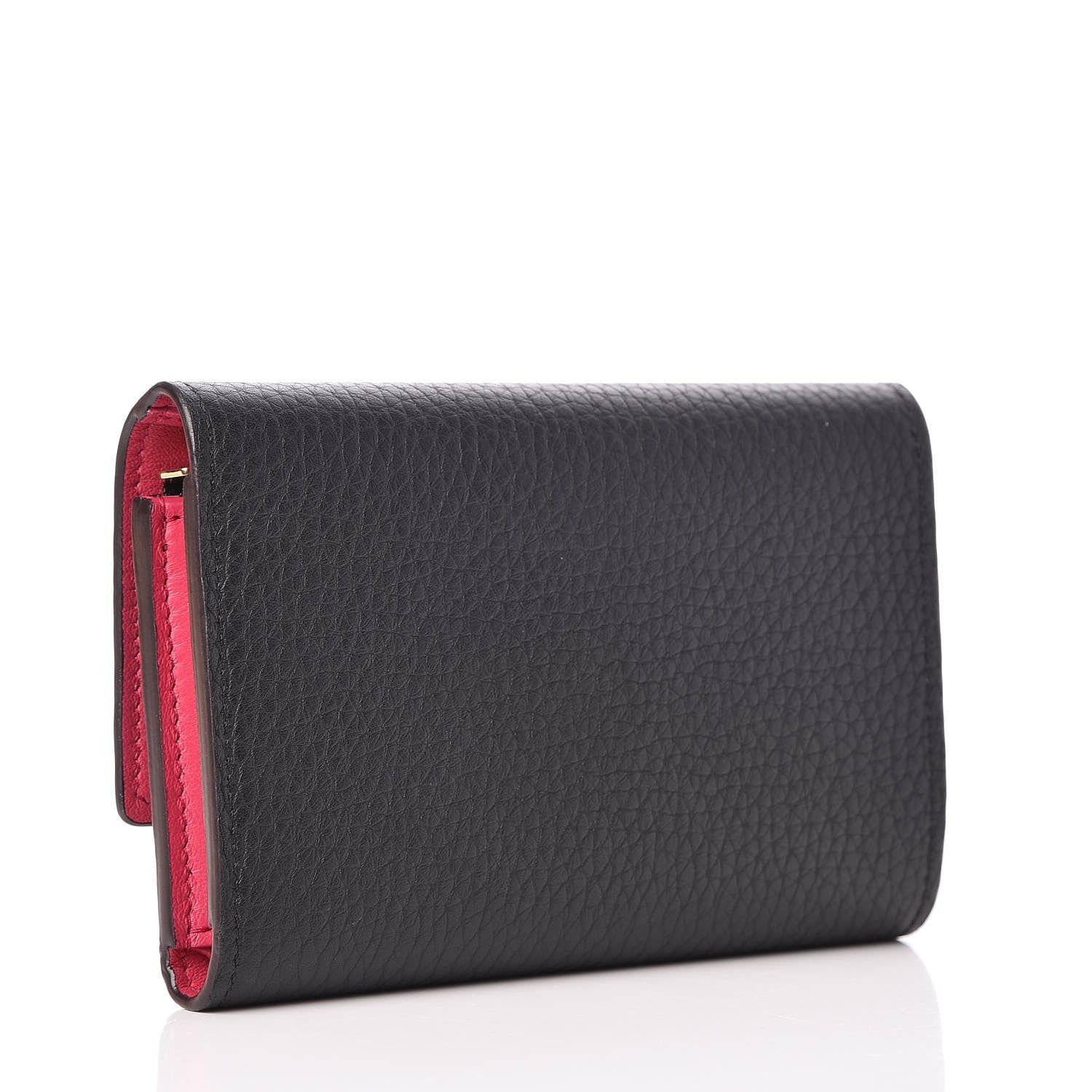 Louis Vuitton Taurillon Capucines Compact Wallet Black 3 of 8