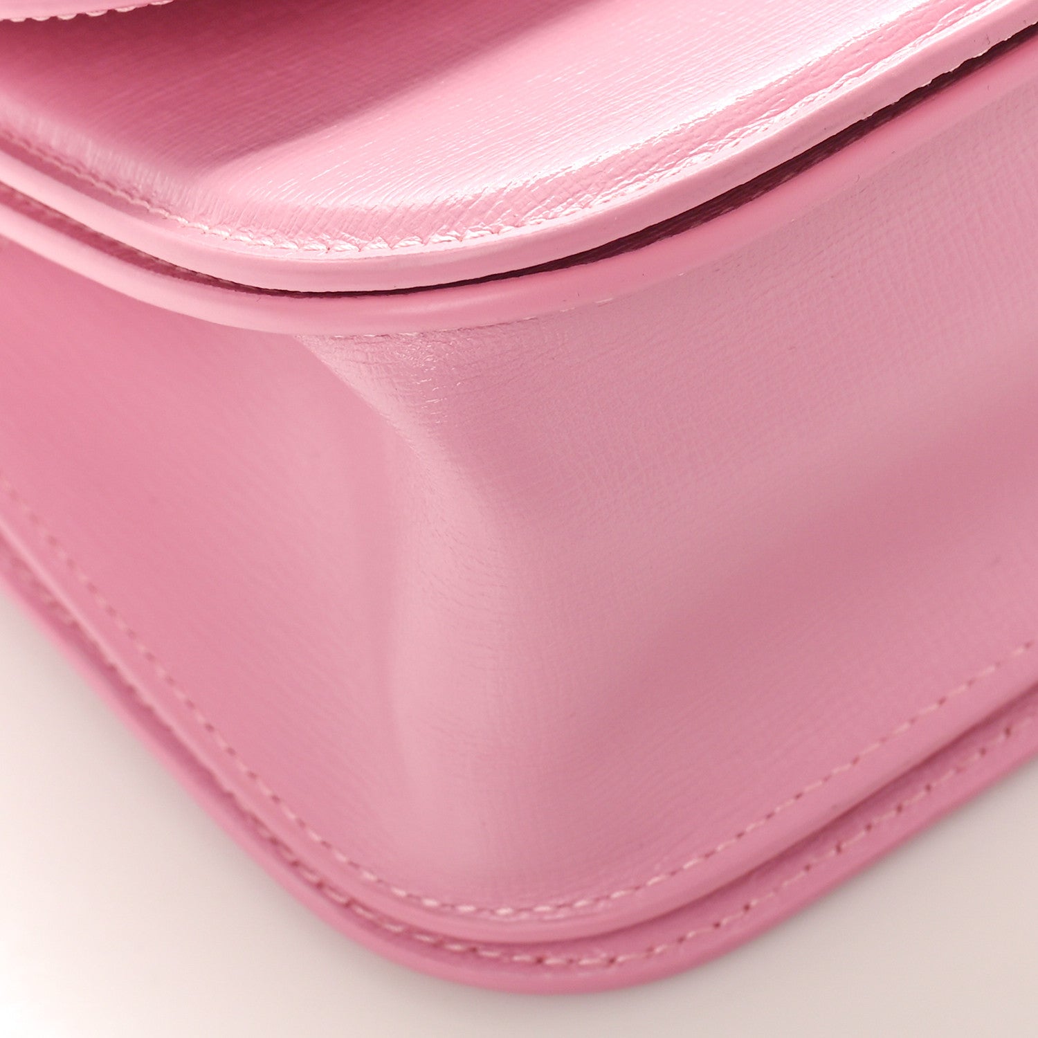 Balenciaga Calfskin Stripe Embossed Small Gossip Bag Candy Pink 7 of 8