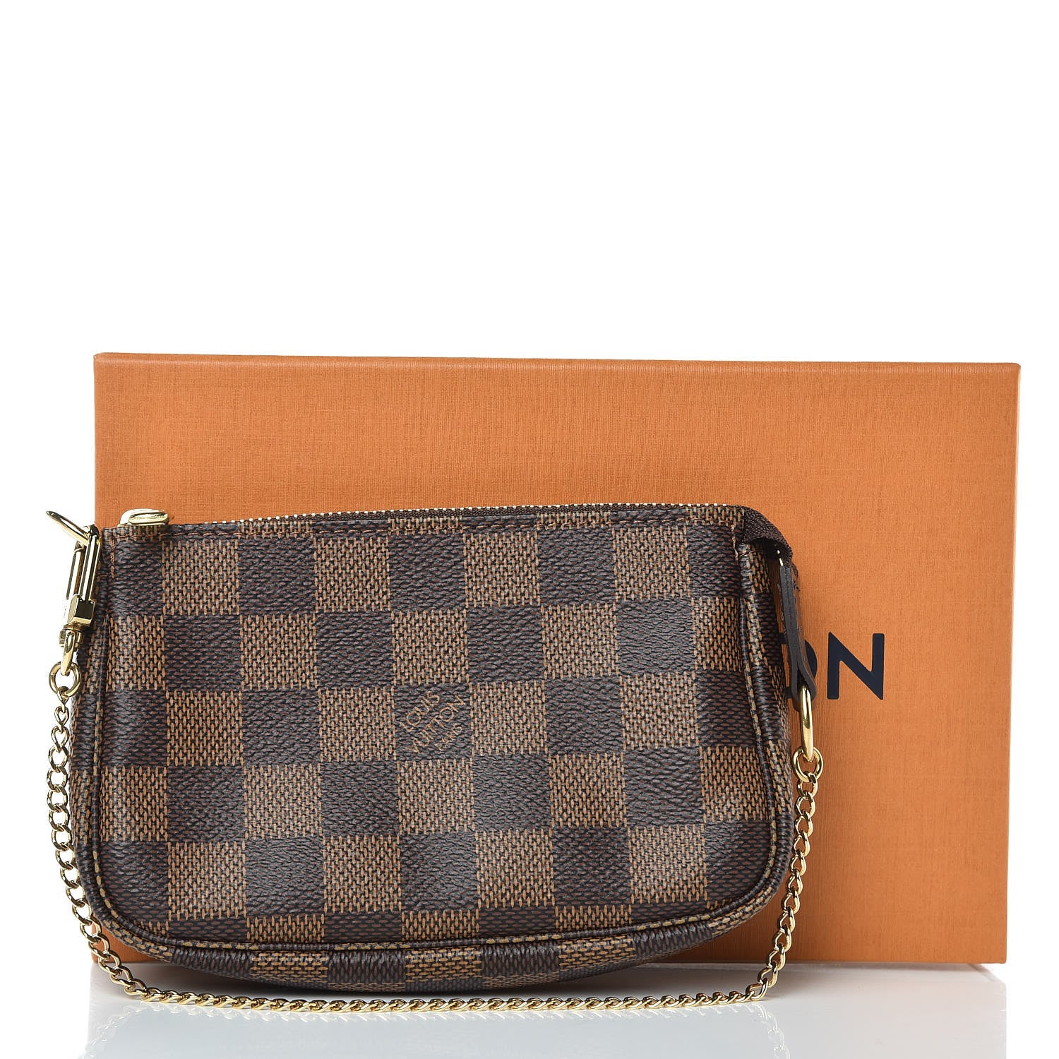 Louis Vuitton Damier Ebene Mini Pochette Accessories 8 of 8