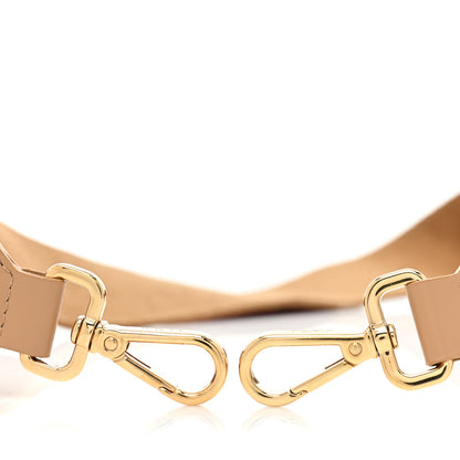 Fendi Ribbon Vitello King FF 1974 Adjustable Strap You Marrone Pink 3 of 5