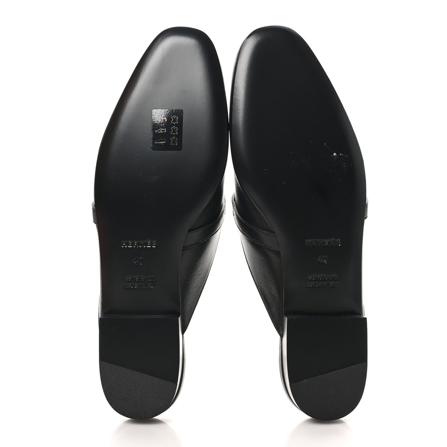 Goatskin Oz Mules 40 Black