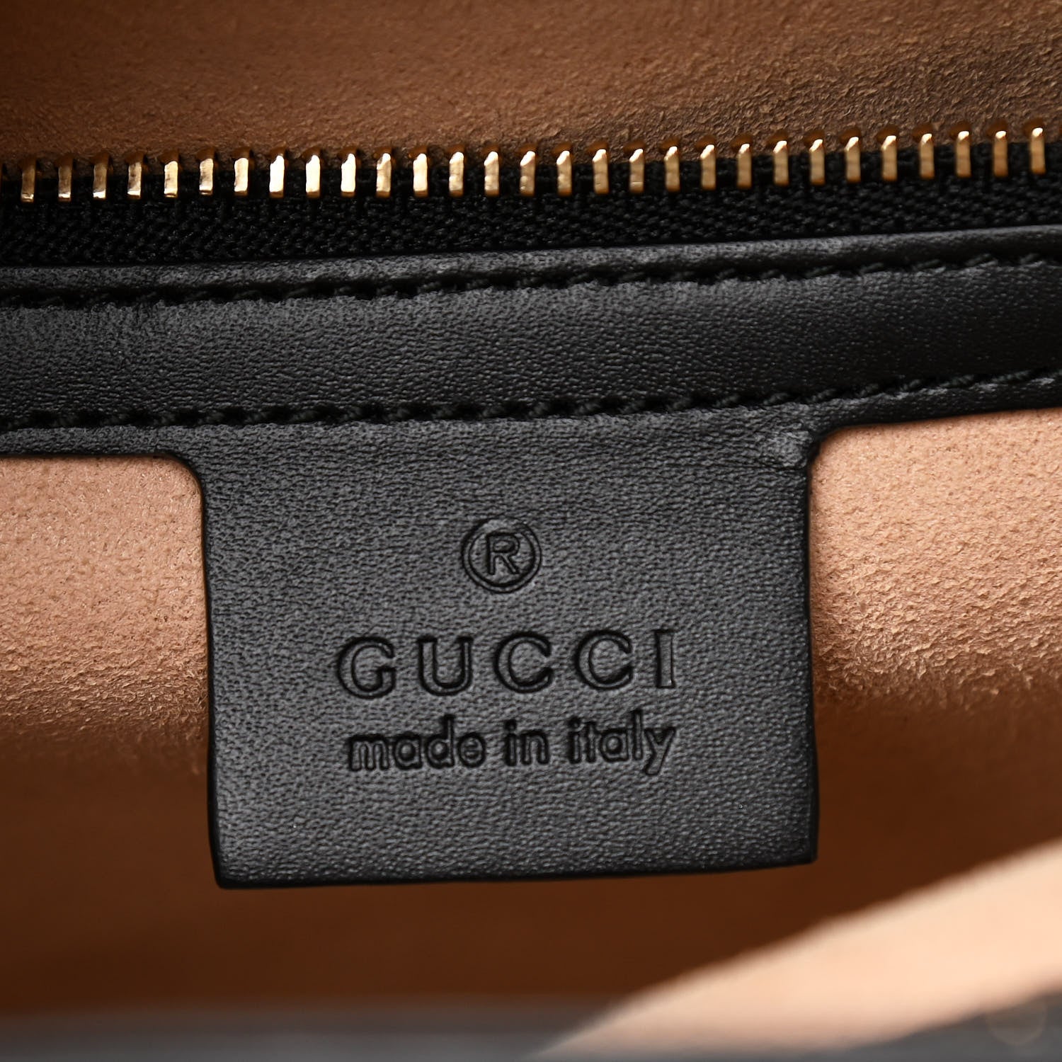 Gucci Guccissima Signature Padlock Double Handle Bag Black 6 of 10