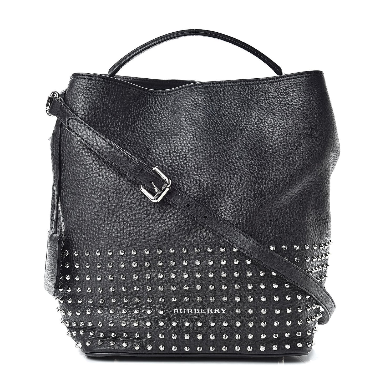 Calfskin Studded Medium Susanna Hobo Black