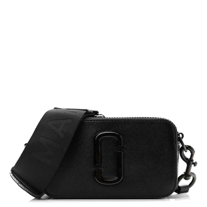 Marc Jacobs Saffiano Snapshot Camera Bag Black 1 of 9
