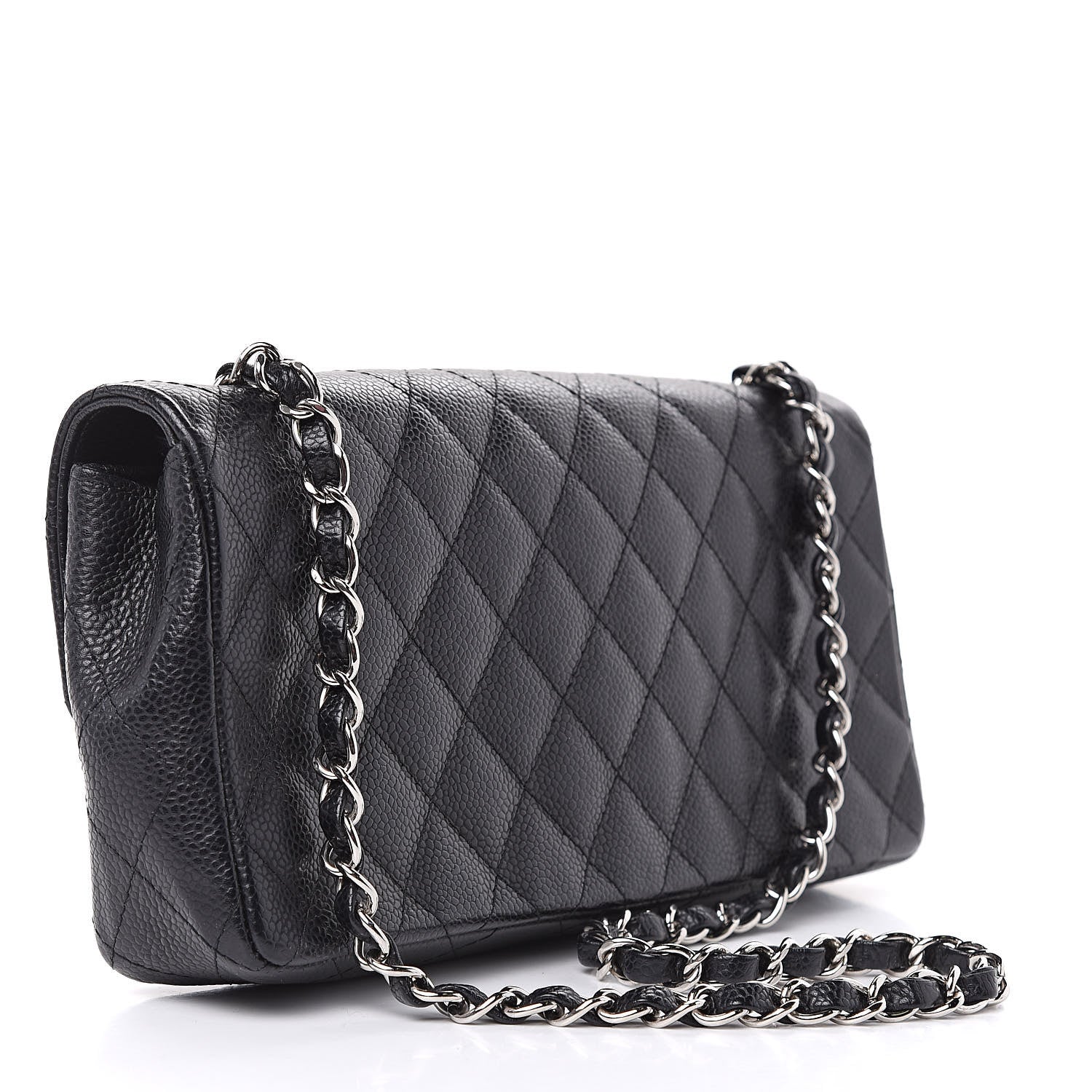 Chanel Caviar Quilted East West Flap Black 3 of 11