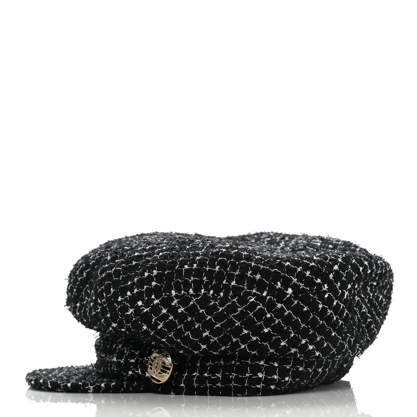 Tweed Fantasy Cap L Black