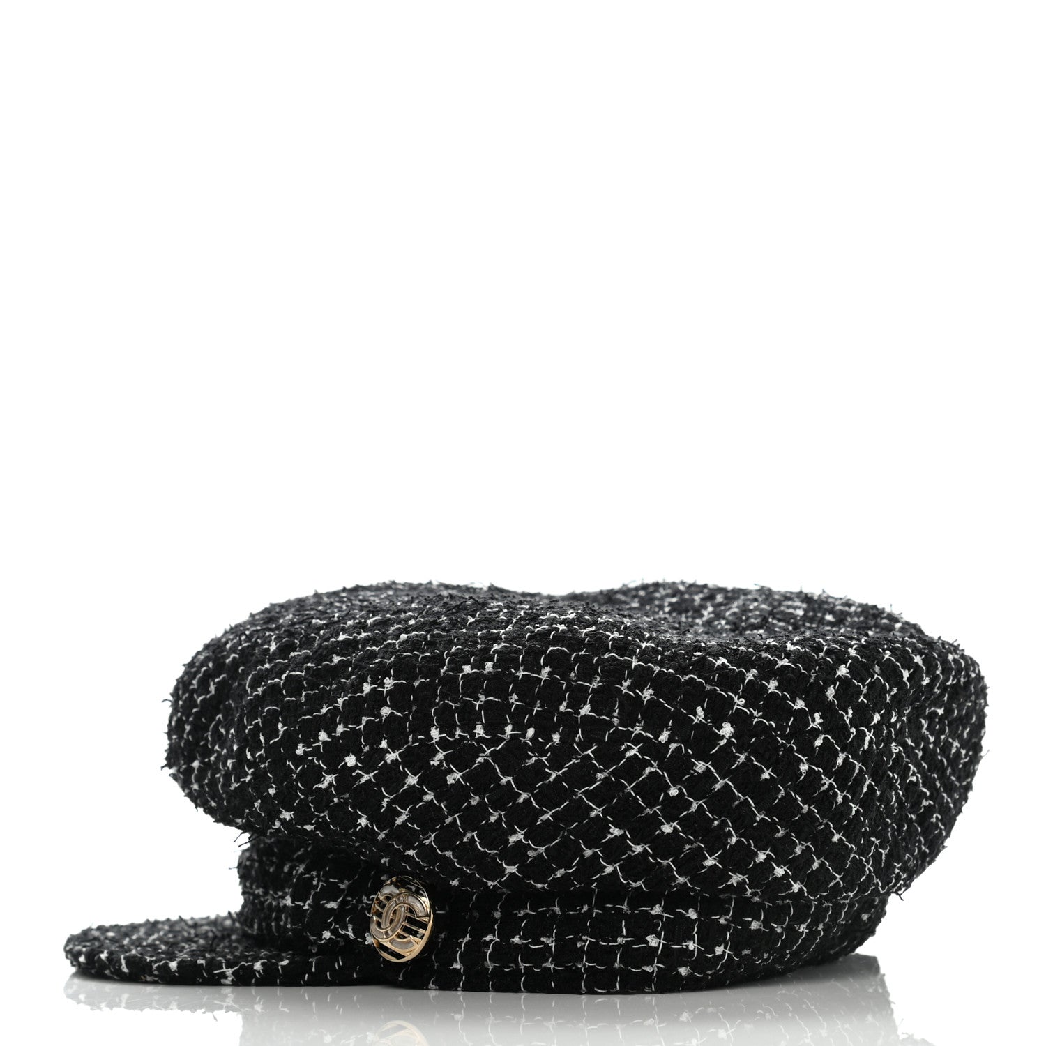 Chanel Tweed Fantasy Cap L Black 4 of 9