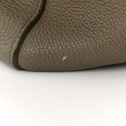 Celine Soft Grained Calfskin Small Belt Cabas Phantom Taupe 13 of 16