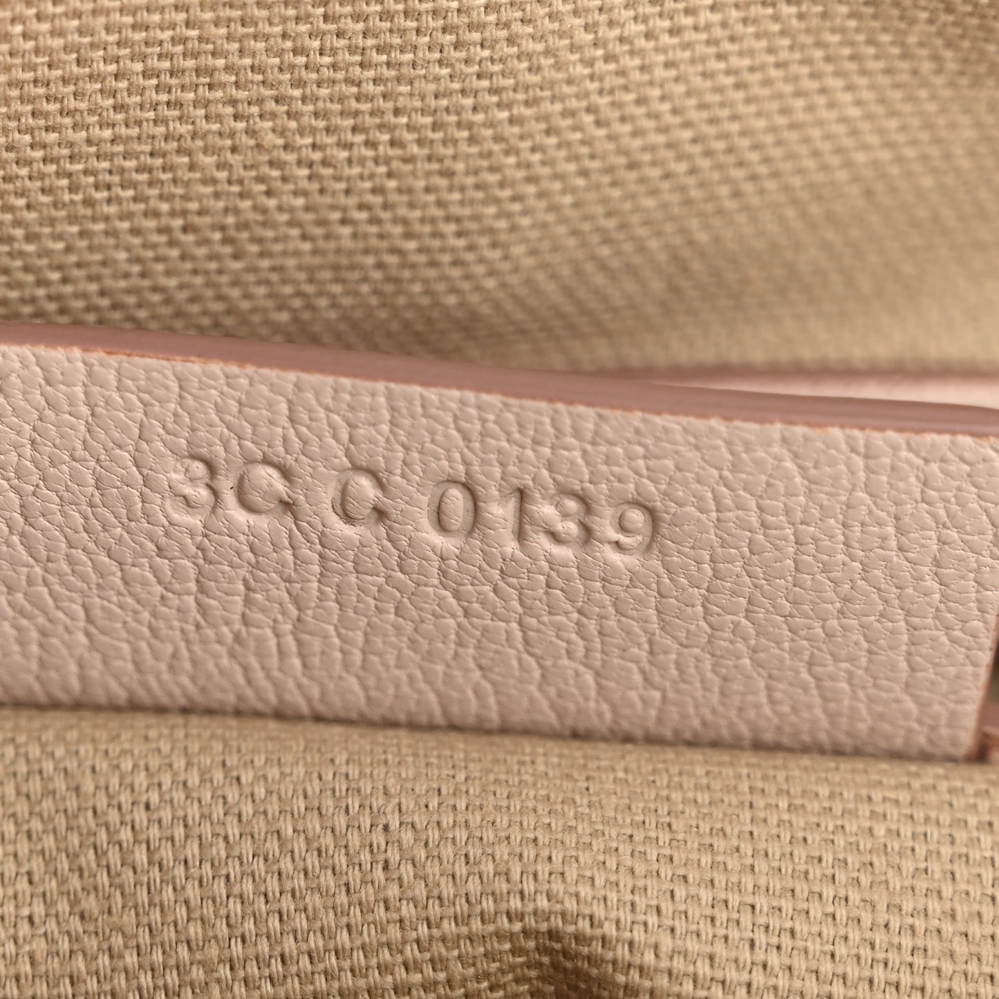 Sugar Goatskin Mini Antigona Pale Pink