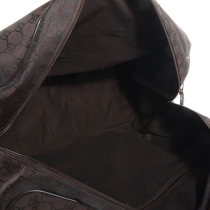 Gucci Nylon Monogram Large Carry On Duffle Dark Brown 5 of 7