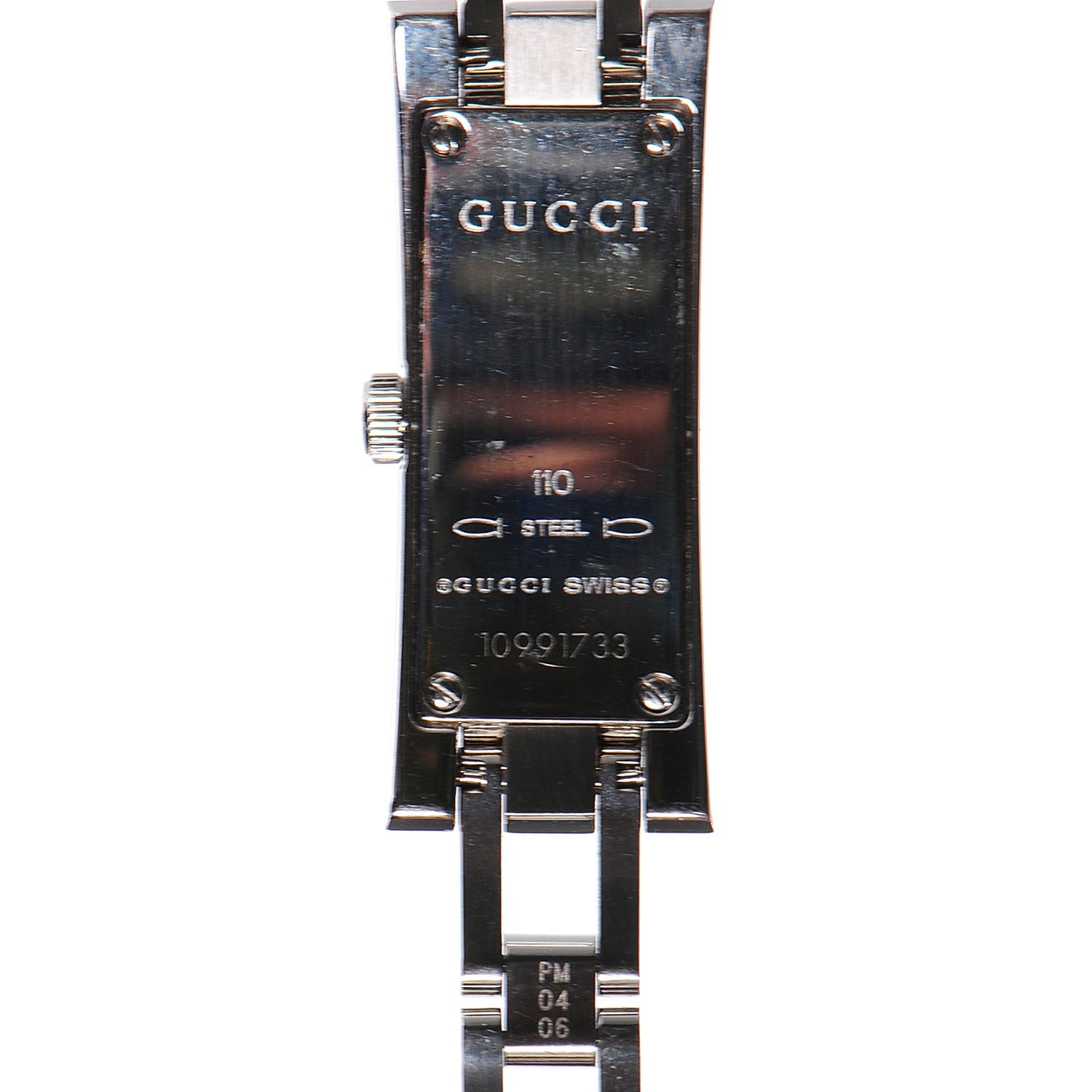 Gucci Stainless Steel Diamond 14mm G-Frame Quartz Watch Black 5 of 8