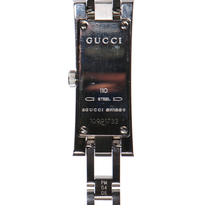 Gucci Stainless Steel Diamond 14mm G-Frame Quartz Watch Black 5 of 8