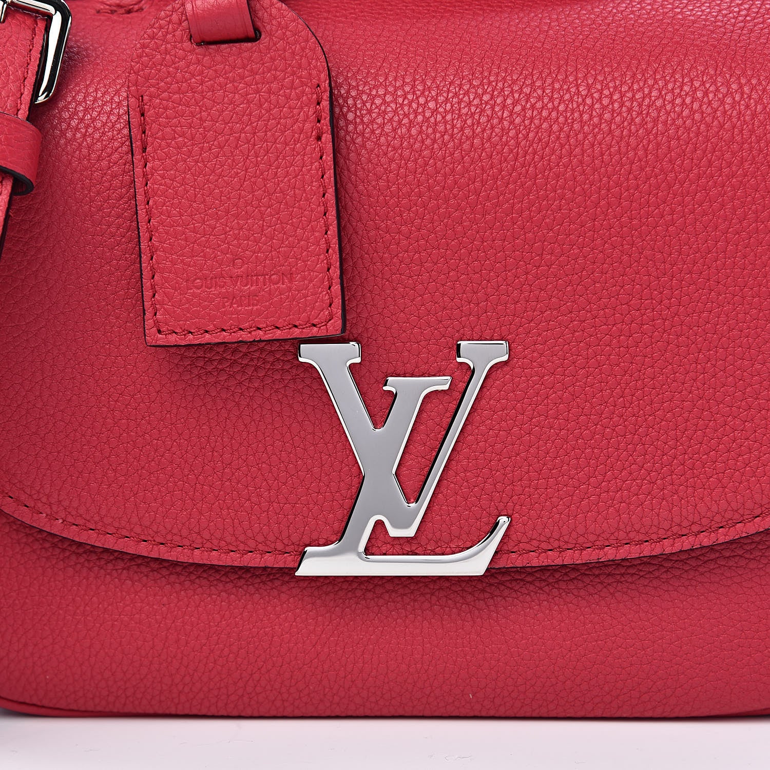 Louis Vuitton Grained Calfskin Vivienne NM Framboise 9 of 10