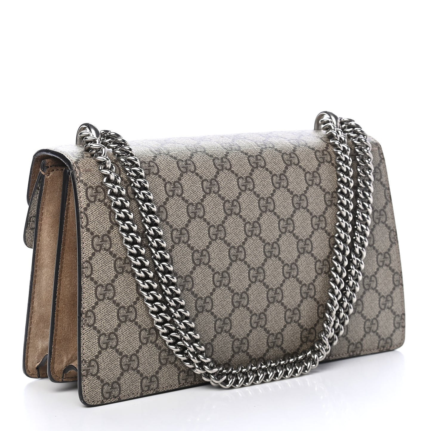 GG Supreme Monogram Small Dionysus Shoulder Bag Taupe