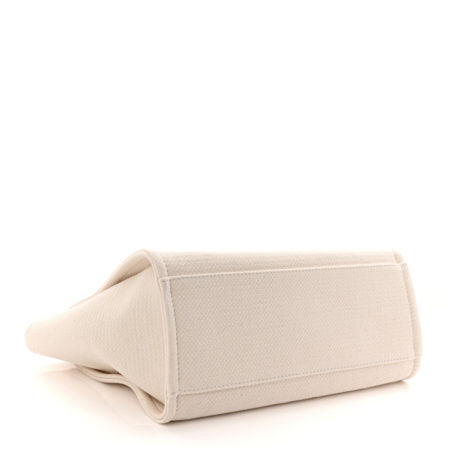 Mixed Fibers Small Deauville Tote White