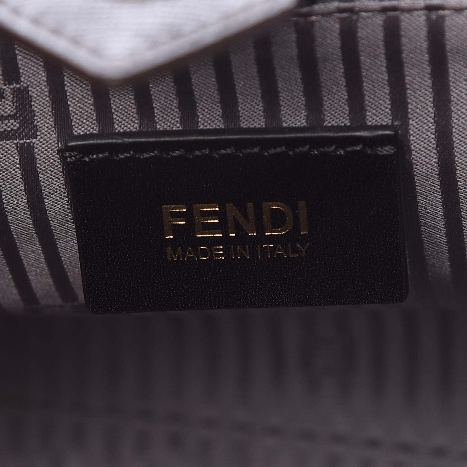 Fendi Vitello Elite Petite 2Jours Tote Grigio Grigio Chiaro 7 of 9