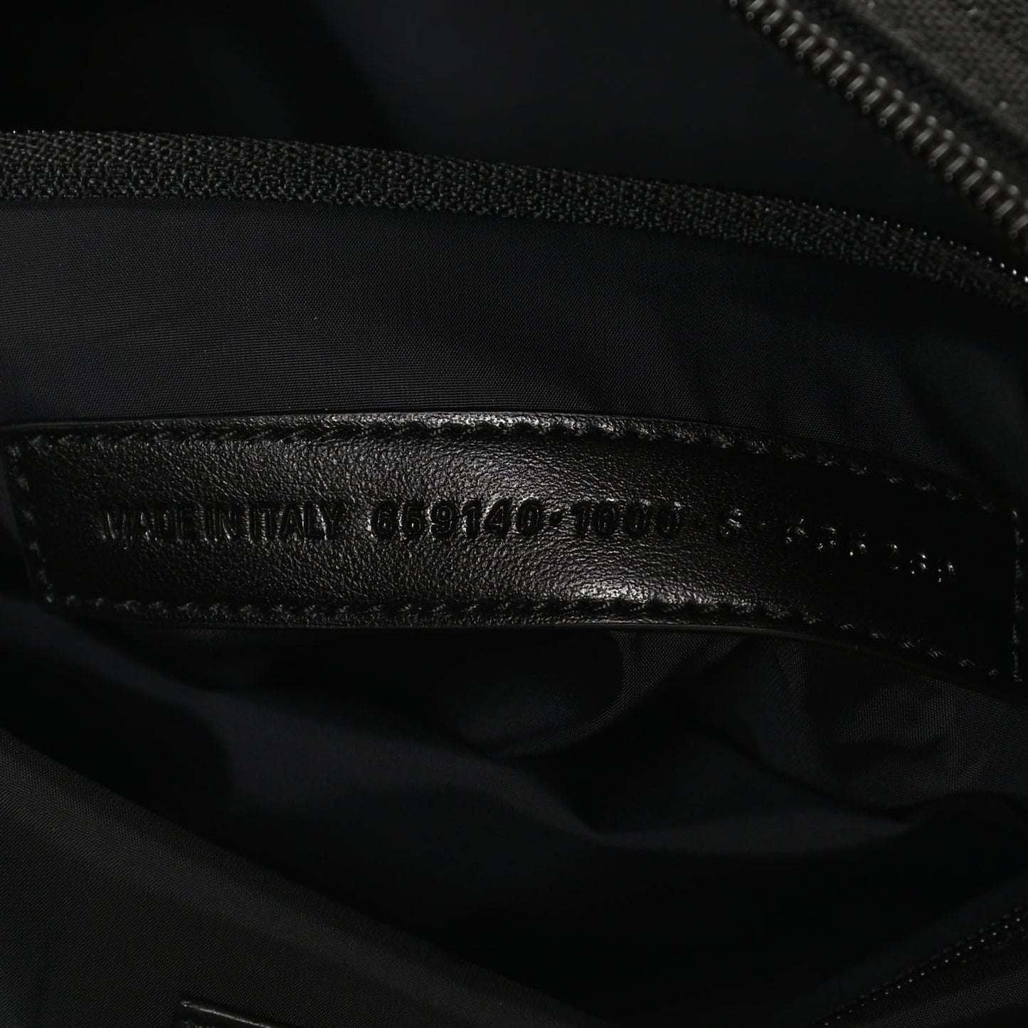 Recycled Nylon NASA X Space Sling Bag Black