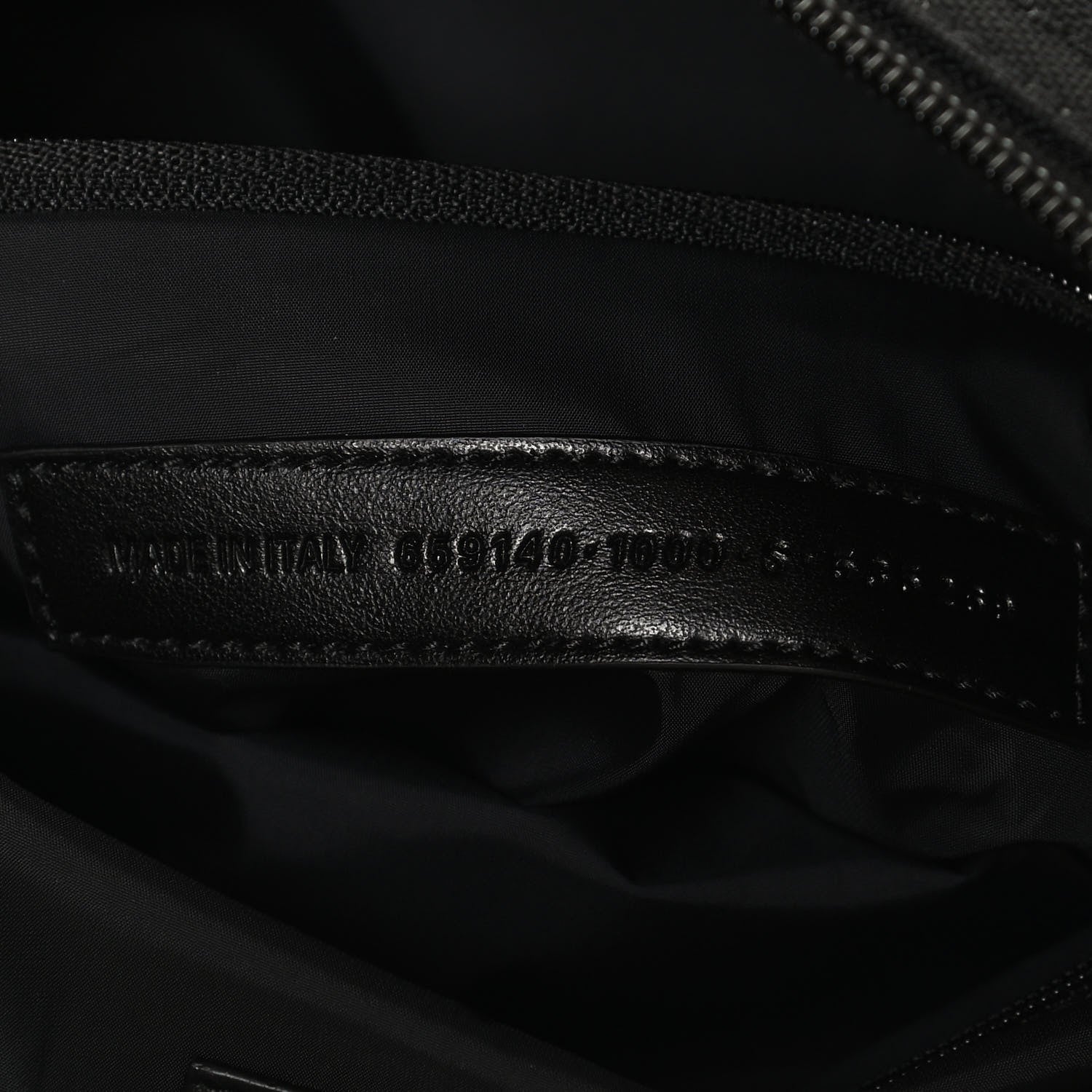 Balenciaga Recycled Nylon NASA X Space Sling Bag Black 7 of 11