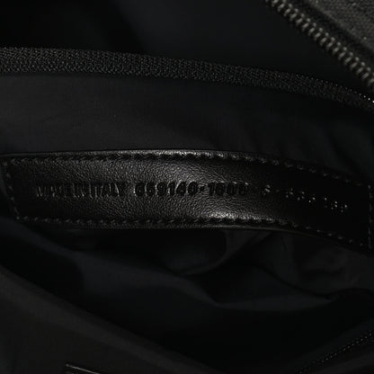 Balenciaga Recycled Nylon NASA X Space Sling Bag Black 7 of 11