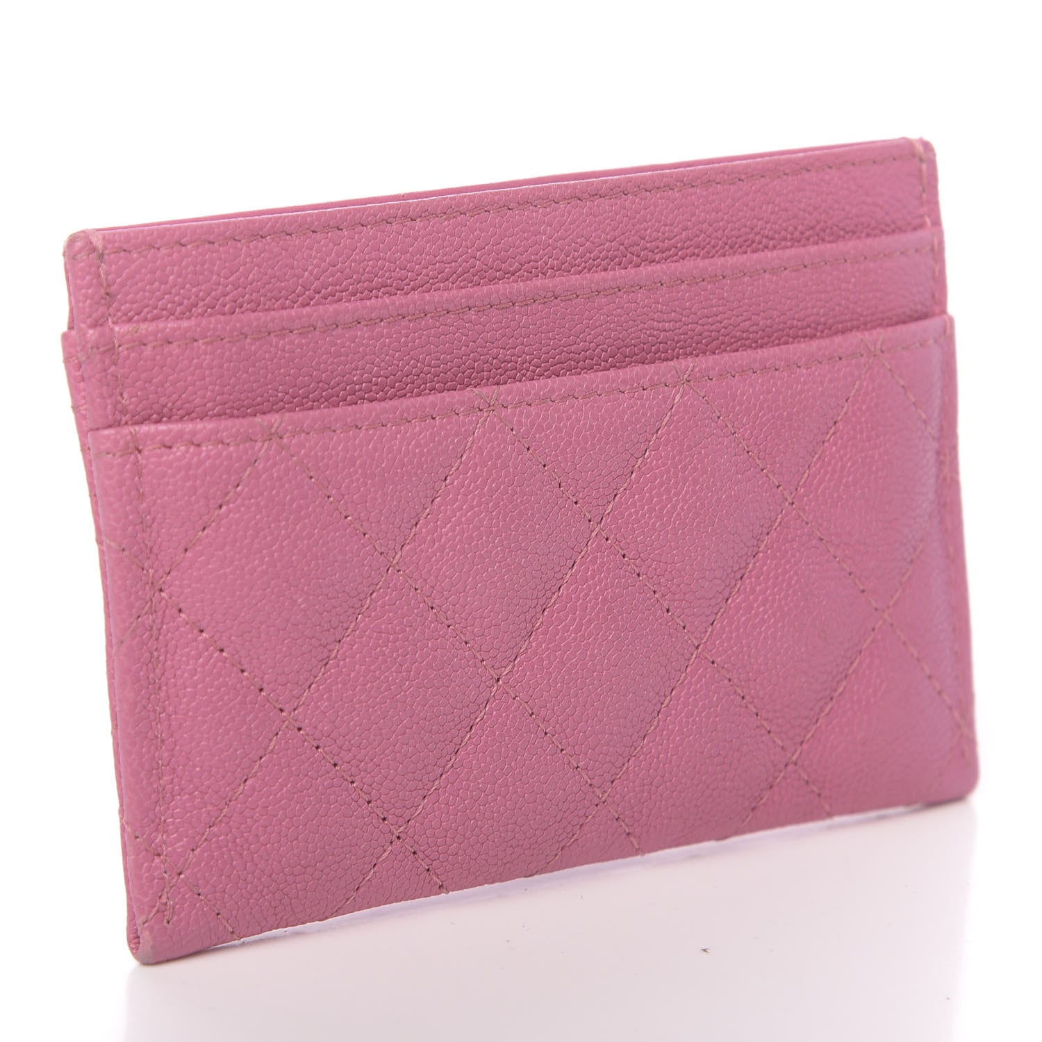 Chanel Caviar Quilted Boy Card Holder Light Pink 3 of 10