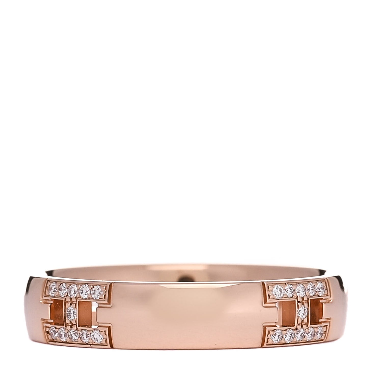 18K Rose Gold Diamond Ever Herakles Wedding Band Ring  48 4.5