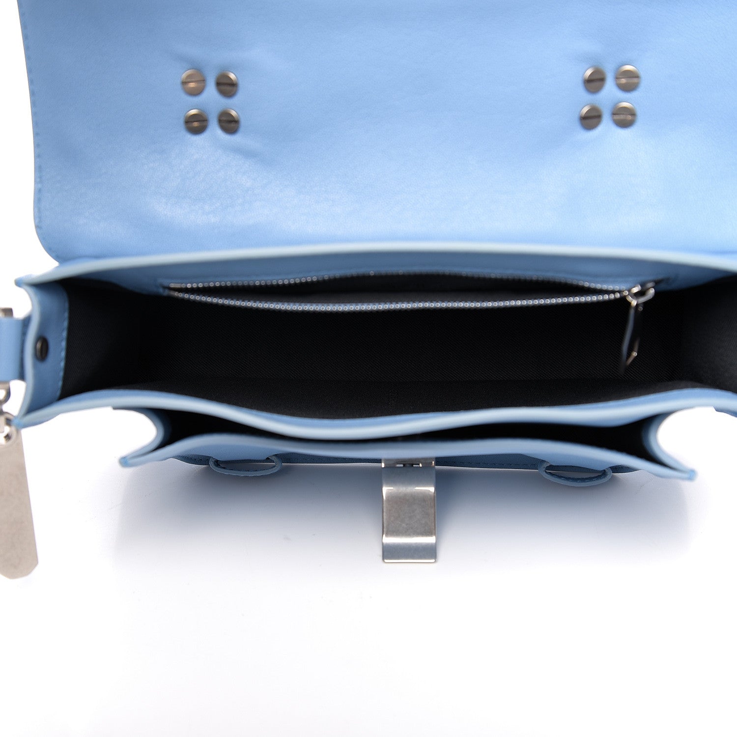 Proenza Schouler Lambskin Tiny PS1 Satchel Light Blue 4 of 9