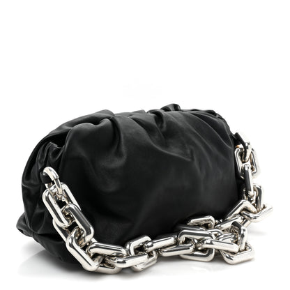 Bottega Veneta Calfskin The Pouch Chain Black 3 of 9