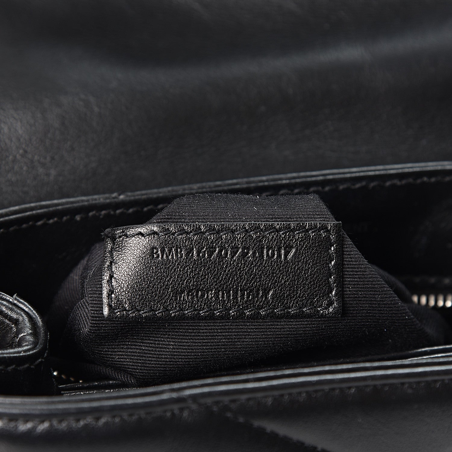 Saint Laurent Calfskin Y Quilted Monogram Toy Loulou Crossbody Bag Black 5 of 10