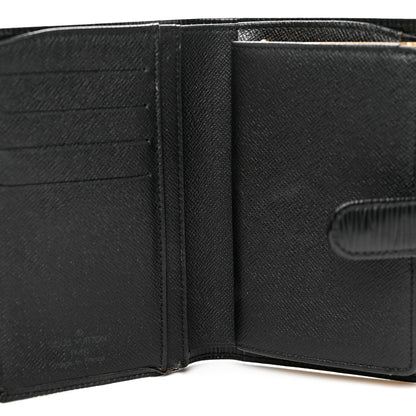 Louis Vuitton Epi French Purse Wallet Black 6 of 17