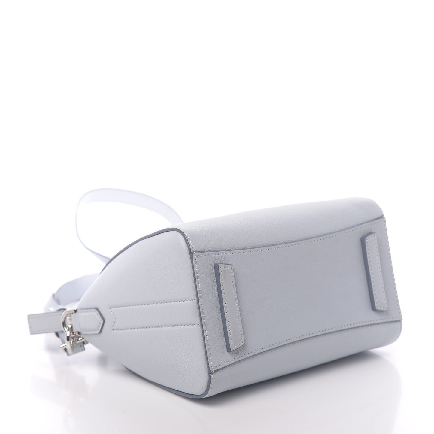 Sugar Goatskin Mini Antigona Baby Blue