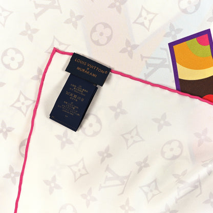 Louis Vuitton LV X TM Monogram Superflat Square 90 Scarf White 3 of 3