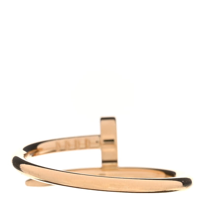 Cartier 18K Yellow Gold Small Juste Un Clou Ring 53 6.5 3 of 6