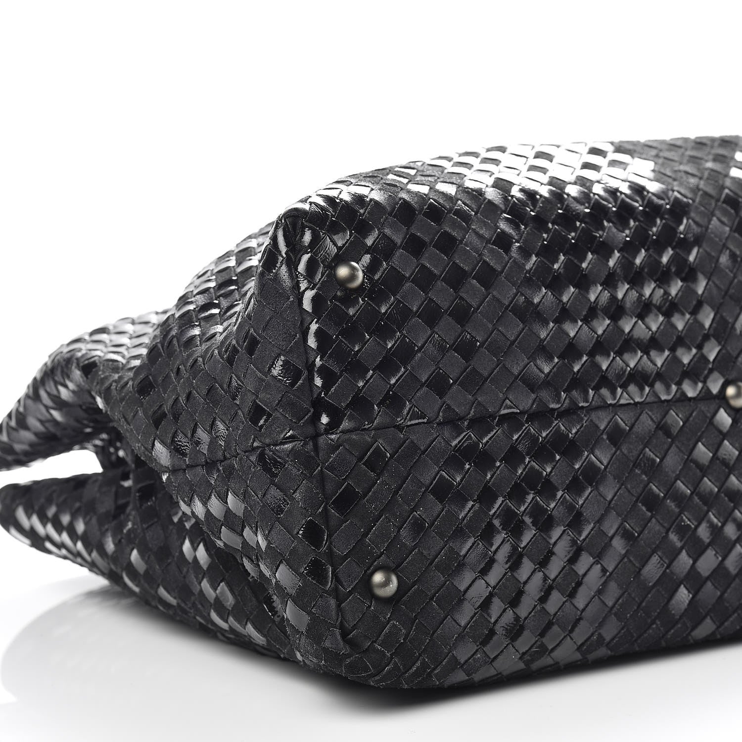 Bottega Veneta Intrecciato Rugiada Vintaga Shopper Black 10 of 12