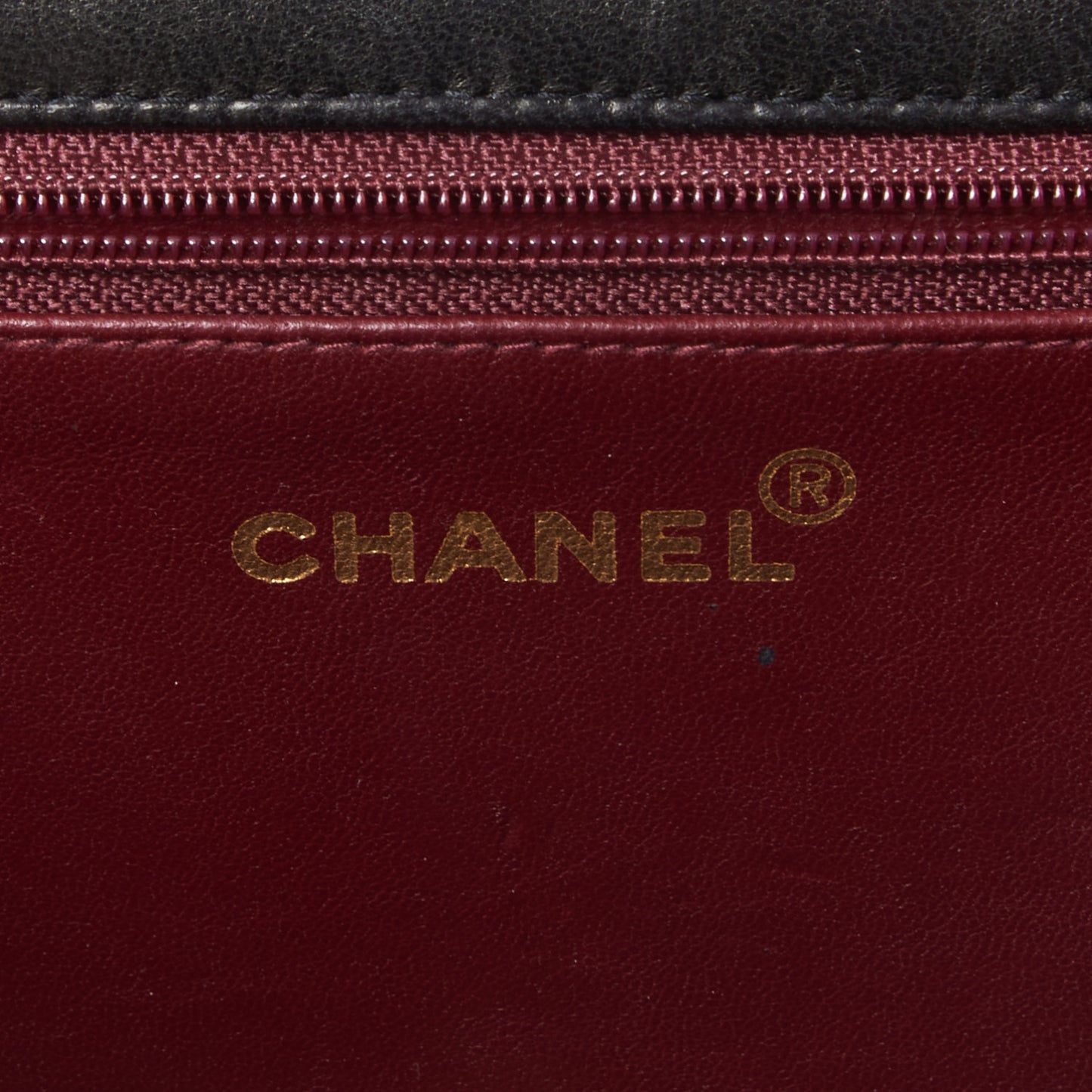 Lambskin Quilted Small Single Flap Black