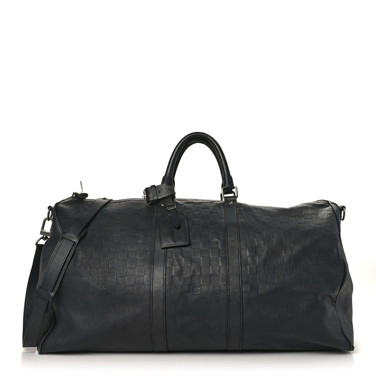 Damier Infini Keepall Bandouliere 55 Onyx