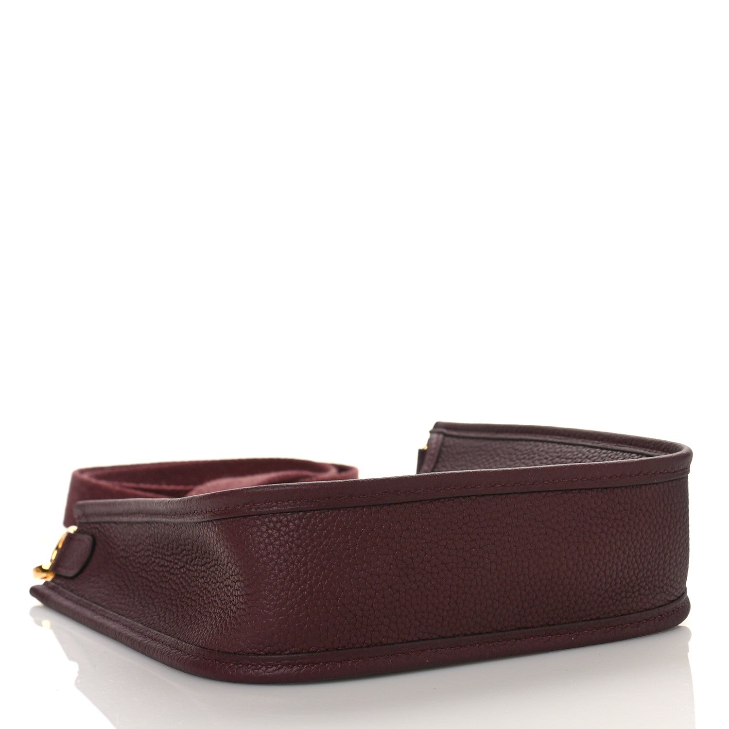 Hermes Taurillon Clemence Evelyne TPM Rouge Sellier 4 of 9