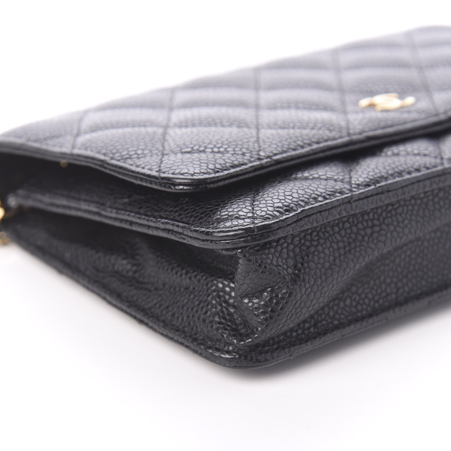 Chanel Caviar Quilted Wallet On Chain WOC Black 6 of 11