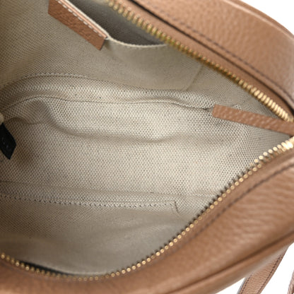 Gucci Pebbled Calfskin Small Soho Disco Bag Camelia 5 of 9