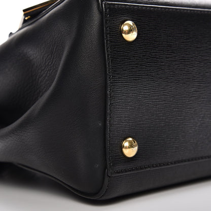 Fendi Vitello Elite Petite 2Jours Tote Black 9 of 10