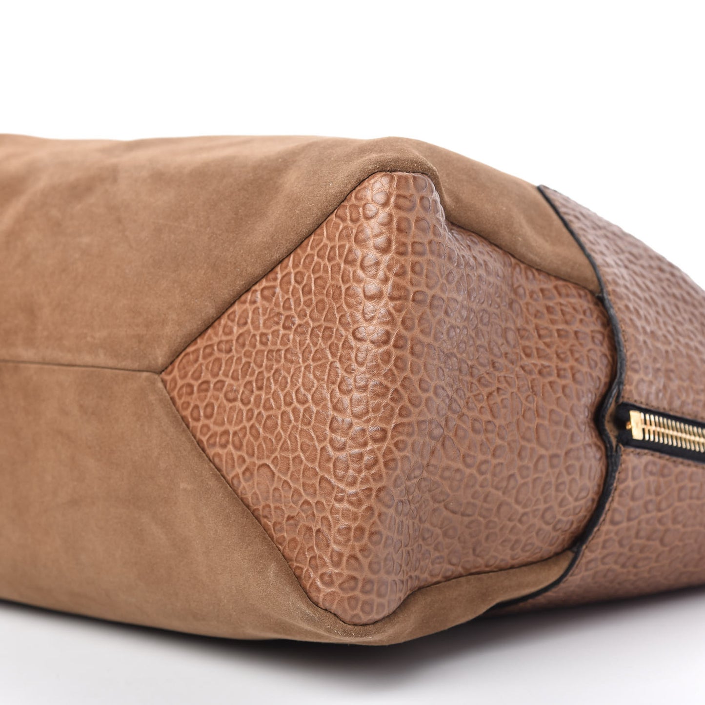 Signature Grain Suede Medium Callaghan Tote Camel