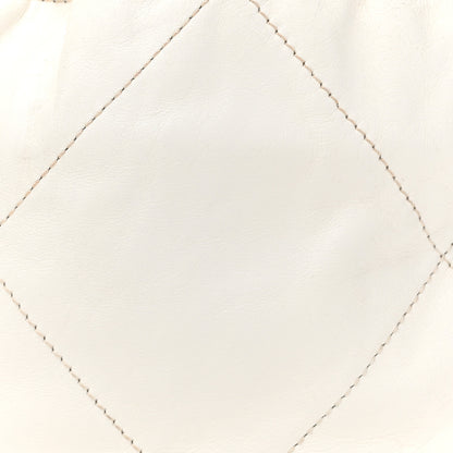 Chanel Shiny Calfskin Quilted Mini Chanel 22 White 8 of 13