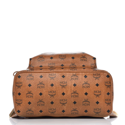 MCM Visetos Medium Stark Backpack Cognac 5 of 10