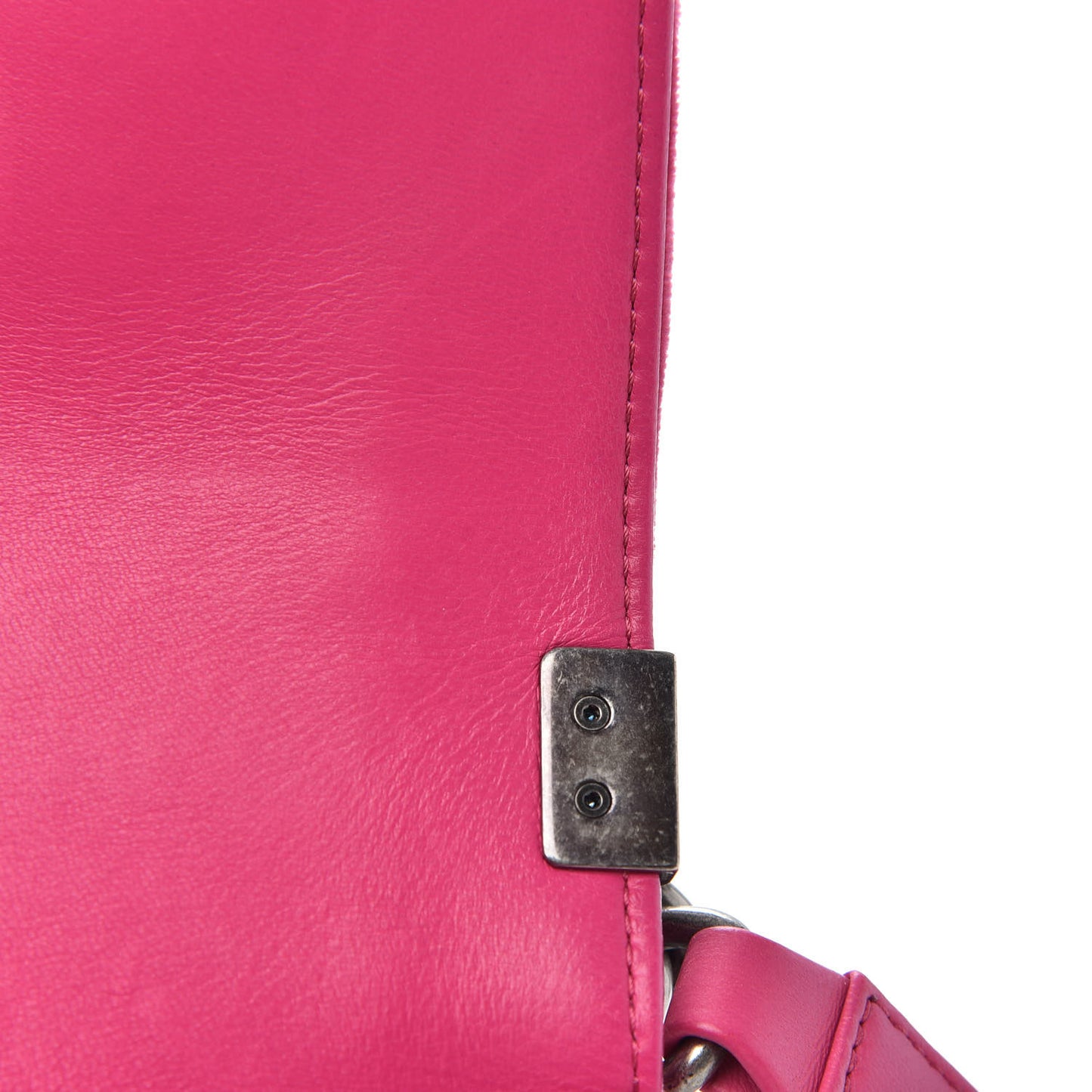Velvet Quilted Small Boy Flap Pink